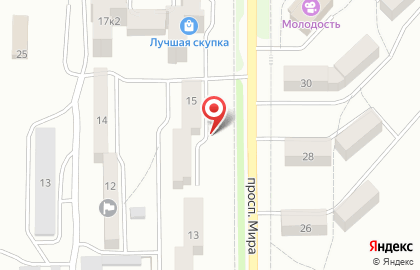 Центр косметологии Елена на улице Мира на карте