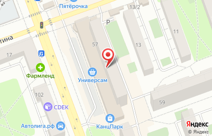 Чароит в Тракторозаводском районе на карте