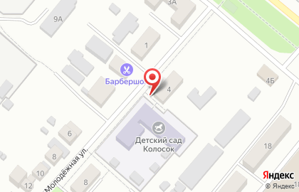Детский сад Колосок на Молодёжной улице на карте
