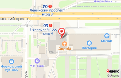 Бар Chelsea на Ленинском проспекте на карте
