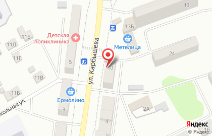 Парикмахерская Фасон на улице Карбышева на карте