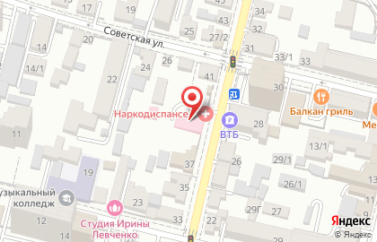 Наркологический Центр "Доктор24" в Краснодаре на карте