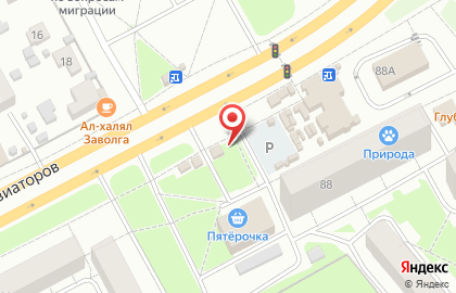 Банкомат Северный банк Сбербанка России на проспекте Авиаторов на карте
