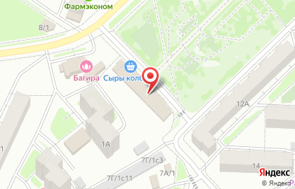 Продуктовый магазин Царский стол в Октябрьском районе на карте