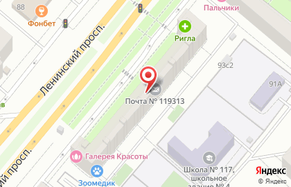 Почта Банк в Москве на карте