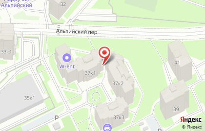 Интернет-магазин Мехон в Альпийском переулке на карте