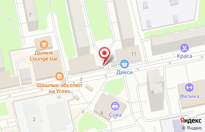 Овощной магазин и киоск Славянское на улице Фадеева на карте