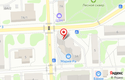 Супермаркет Мария-Ра на Первомайской улице на карте