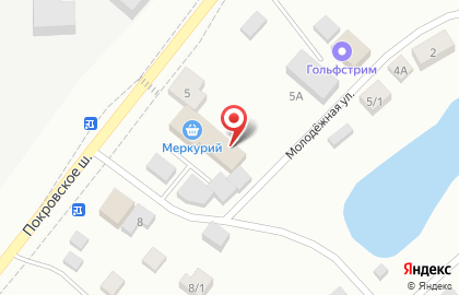 Торгово-выставочный центр Mercury на Молодёжной улице на карте