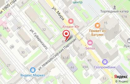 Центральная городская детская библиотека им. Н.К. Крупской в Новороссийске на карте