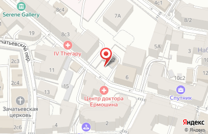 Light Way Motion в 1-м Зачатьевском переулке на карте