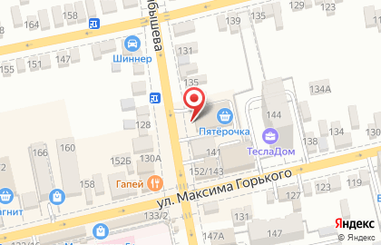 Супермаркет Пятерочка на улице Куйбышева в Батайске на карте