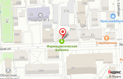 Касса взаимопомощи Март на Московской улице на карте