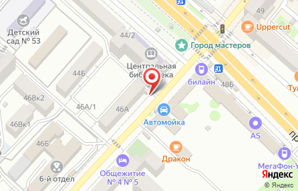 Киоск хлебобулочных изделий на проспекте Имама Шамиля на карте