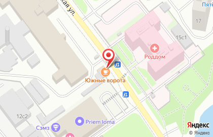 Магазин фастфудной продукции на Саввинской улице на карте