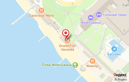 Ресторан Иверия на Черноморской улице на карте