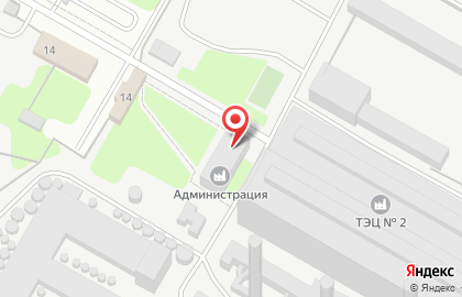 ТЭЦ-2 в Заводском районе на карте