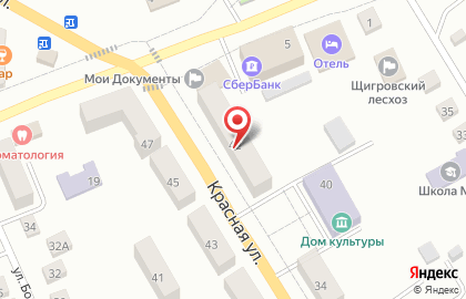 Быстрый заём на Красной улице на карте