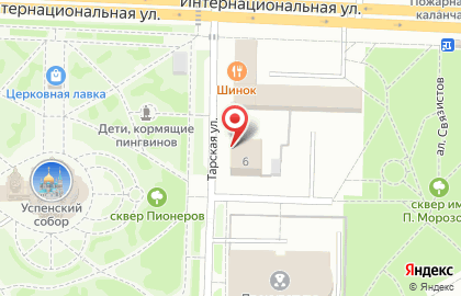 Банкомат ВТБ на Тарской улице, 6 на карте