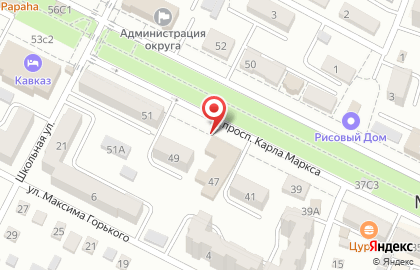 Ставропольский региональный ресурсный центр на улице Карла Маркса на карте