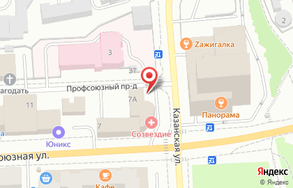 Росшина-Киров на Профсоюзной улице на карте