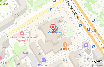 Магазин нижнего белья Calvin Klein на Красноармейском проспекте на карте