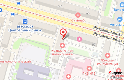 Аптека 36.6 на Революционной улице на карте