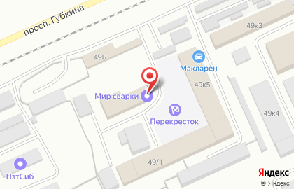 Федеральная автошкола Перекрёсток на улице Нефтезаводская 49 к1 на карте