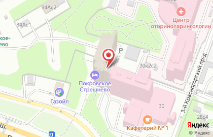 Автошкола Союз на Волоколамском шоссе на карте