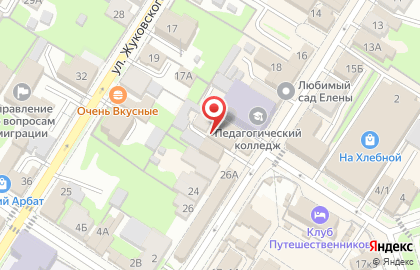 Магазин женской одежды на ул. Пирогова, 22/1 на карте