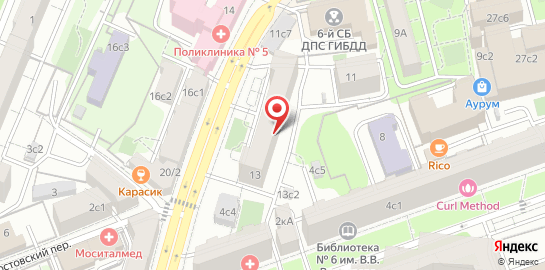 Центр косметологии и эпиляции Эпилсити на Смоленской на карте