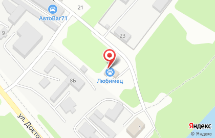 Ветеринарная клиника Любимец в Пролетарском районе на карте