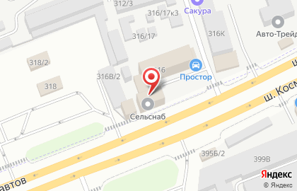 Магазин автозапчастей Еврофура Пермь на карте