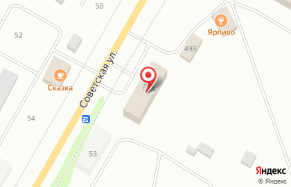 Гипермаркет Магнит на Советской улице на карте