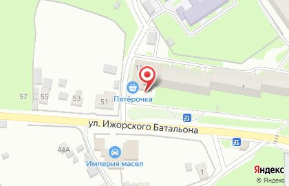 Магазин разливного пива Кружечкинъ в Пскове на карте