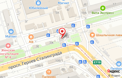 Магазин Царь-продукт на проспекте Героев Сталинграда, 3д на карте