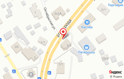 Киоск по продаже фруктов и овощей в Якутске на карте