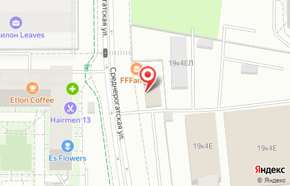 Шиномонтажная мастерская Арес на Среднерогатской улице на карте