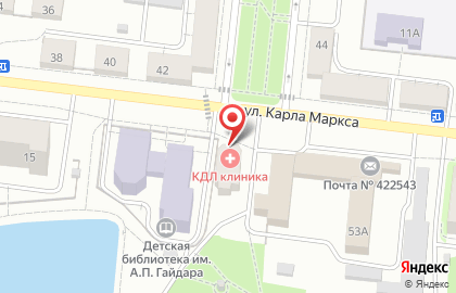 Агентство недвижимости Любимый город на улице Карла Маркса на карте