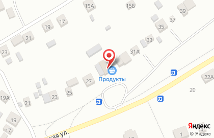 Продовольственный магазин Птица на улице Шахтерская на карте