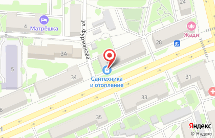 Магазин сантехники и систем отопления Сантехника & Отопление на улице Восстания на карте
