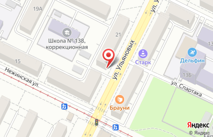 Цветочный магазин Флоранж в Орджоникидзевском районе на карте