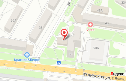 Торговая фирма Спектр на Угличской улице на карте
