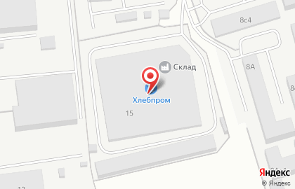 Компания по производству кондитерских изделий Хлебпром на карте
