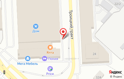 Магазин штор и товаров для дома Фантазия в Советском районе на карте