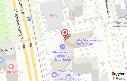 Караоке-клуб АРТИСТ на Московской улице на карте