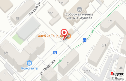 Киоск по продаже фруктов и овощей на улице Пирогова на карте