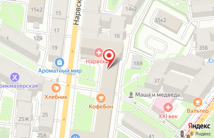 Чп Соколов на Нарвском проспекте на карте