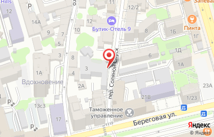 Русский сезон в переулке Соляной Спуск на карте