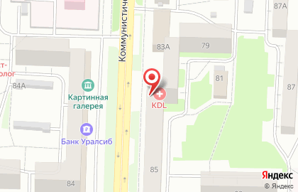 Студия доступной депиляции Sahar & Vosk на Коммунистической улице на карте